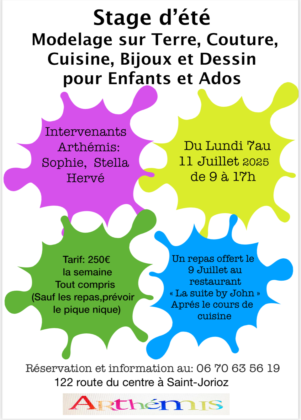 Stage d’été multi activité pour Enfants et Ados